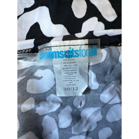 Swimsuitsforall Animal Print Cover-Up Dress With Wooden Ring Detail Size 10/12 - Picture 6 of 7